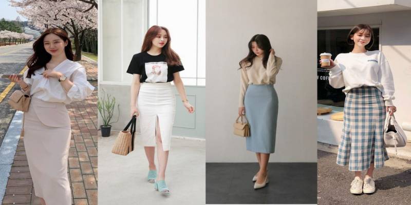 Mặc chân váy bút chì đẹp như Sao